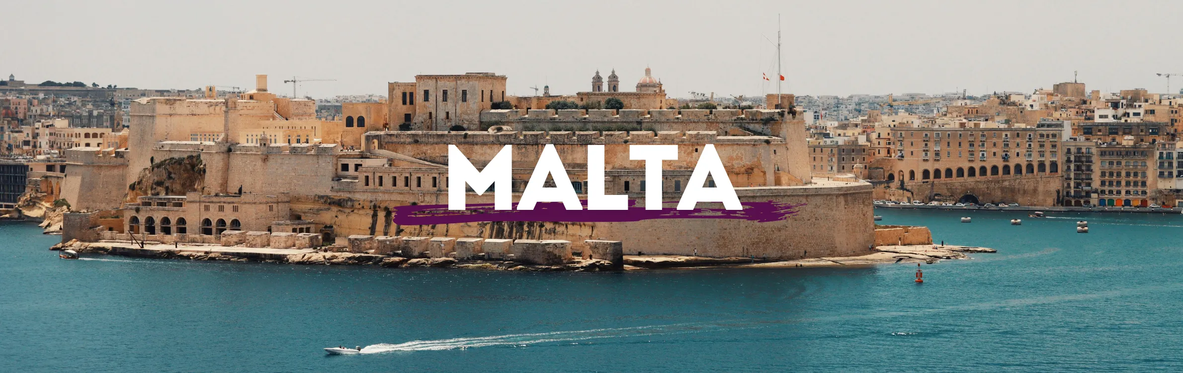 Alte Burg an der Küste von Malta