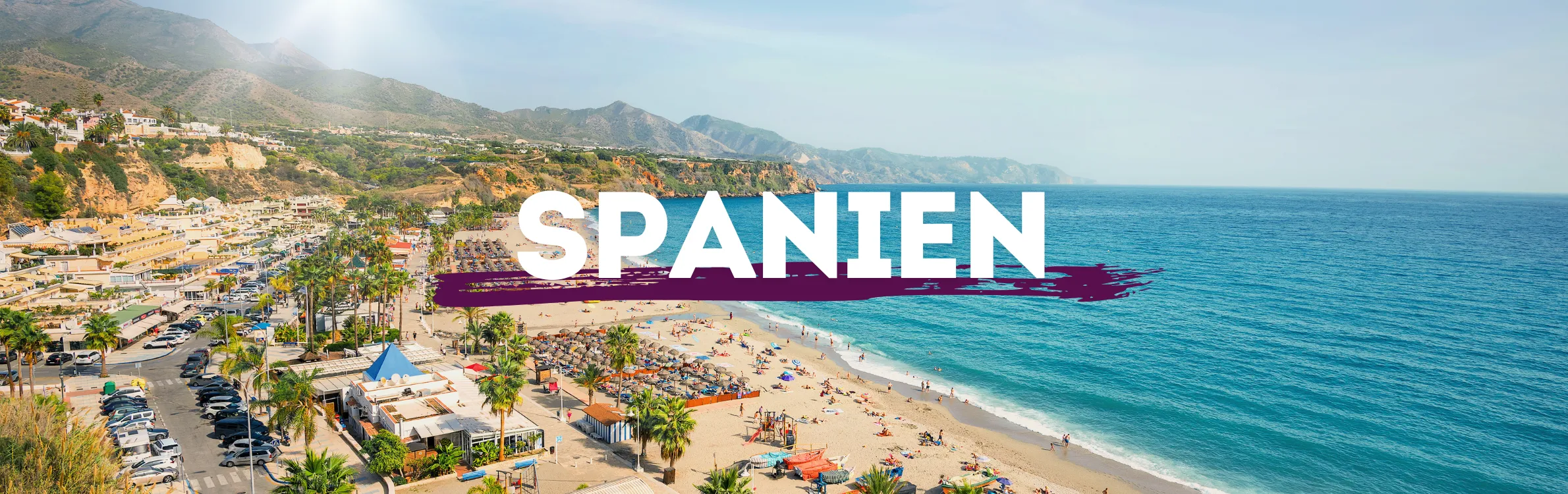 Spanische Küste am Meer